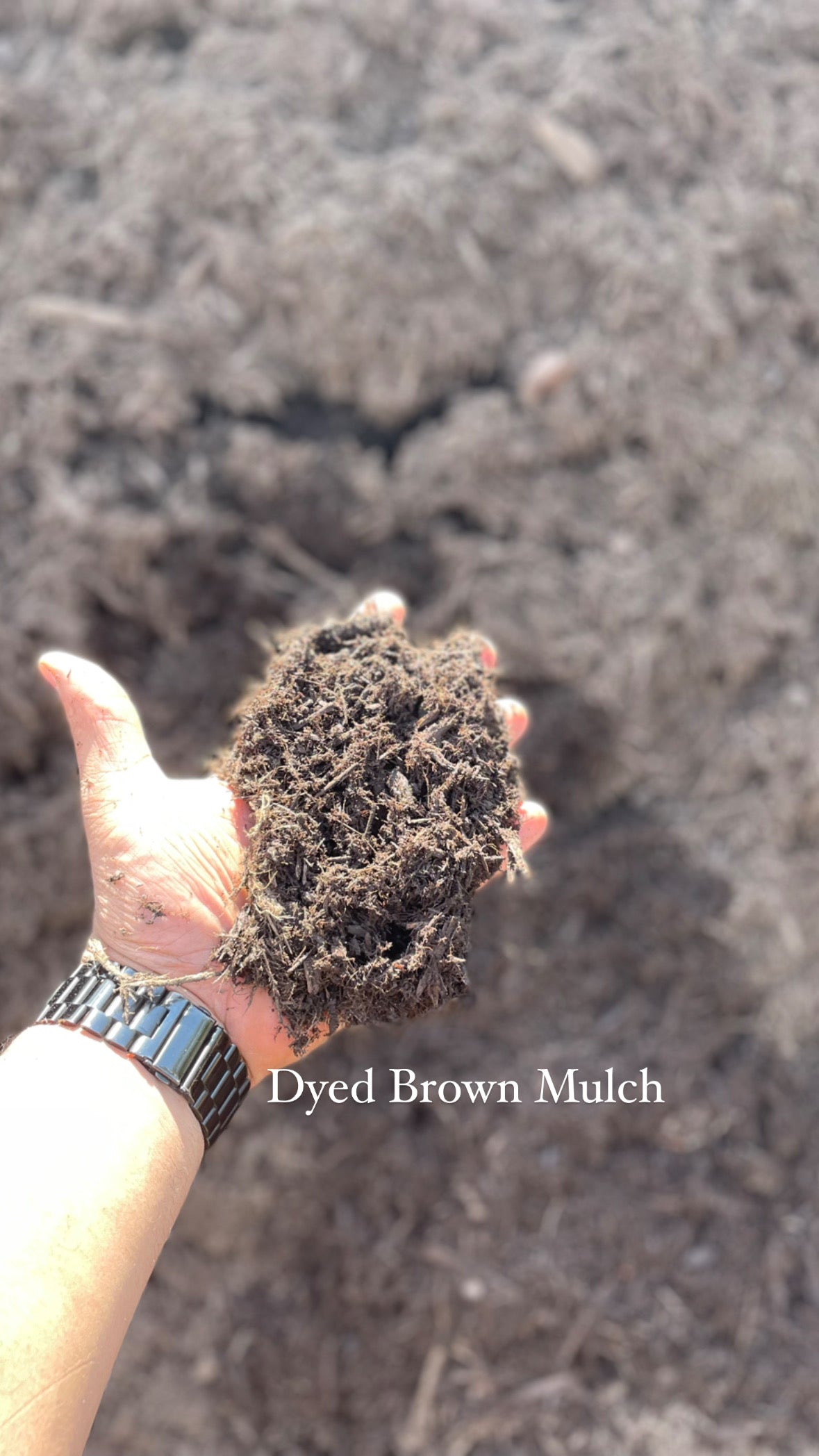 Dyed Brown Mulch